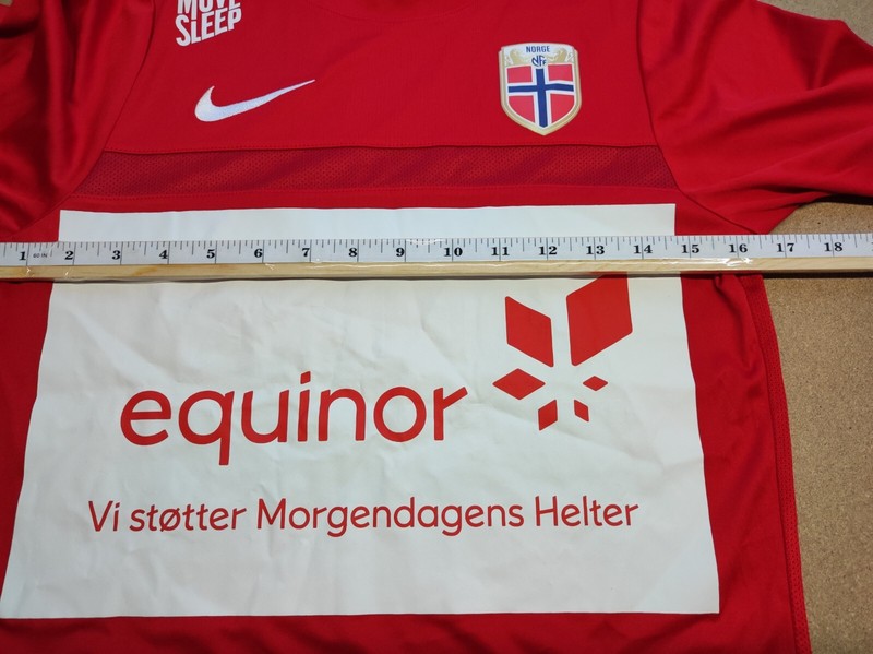 Norway 2016 2017 Training Football Jersey Player Issue Mens Small Nike Adult Red gallery