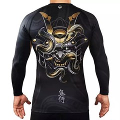 Ground Game Rashguard “Oni Samurai” Long Sleeve