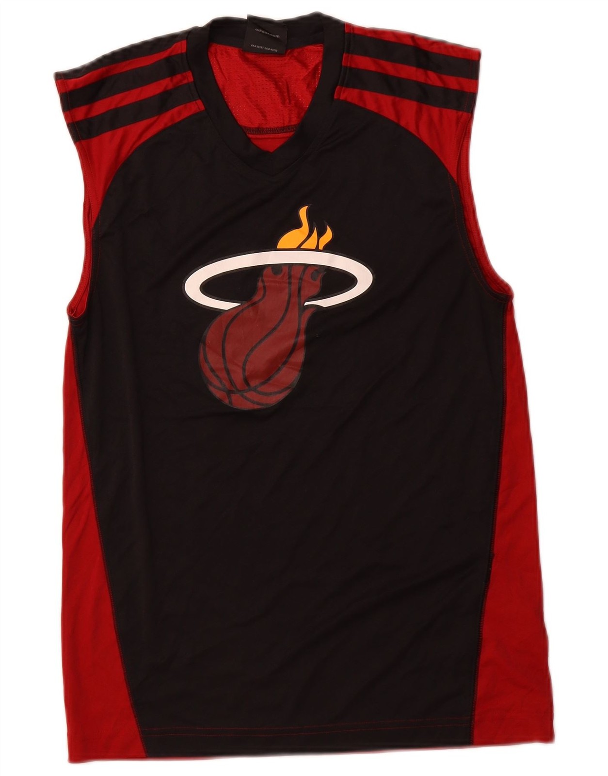 ADIDAS Mens Wade 3 Graphic Vest Top Small Red Colourblock Polyester BQ05 gallery