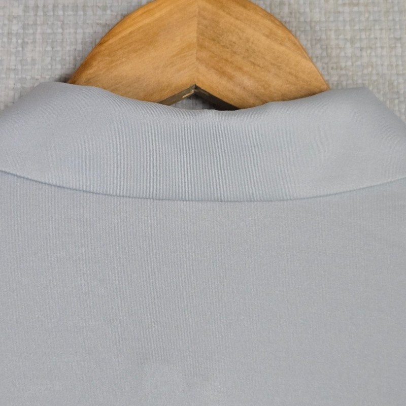 NIKE Dri-Fit New $80 Mens Performance Polo Shirt Size Small Gray Stripe Golf gallery