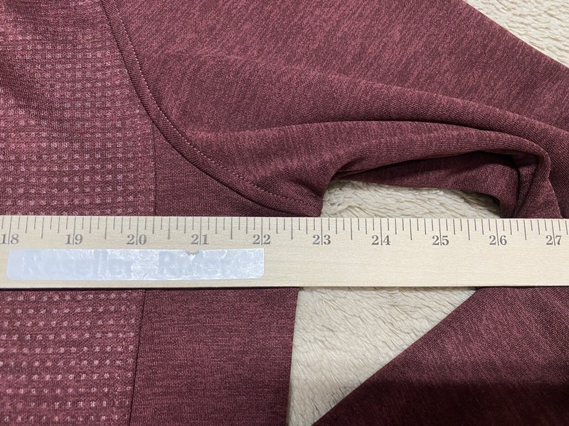 Bolle Performance Mens Medium Quarter Zip Maroon Pullover Activewear Long Sleeve gallery