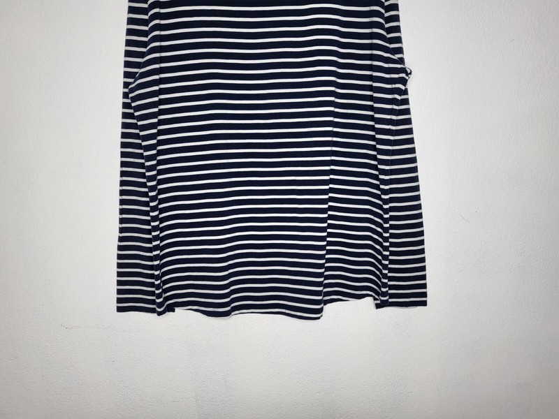 LULULEMON 5 Year Basic Long Top Sleeve Tee Nluev white Stripes Men's Size XL gallery