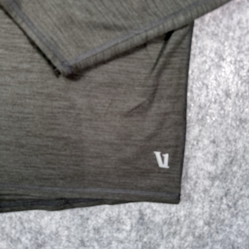 Vuori Ease Performance 1/4 Zip Pullover Mens XL Green Zip Pocket Lightweight gallery