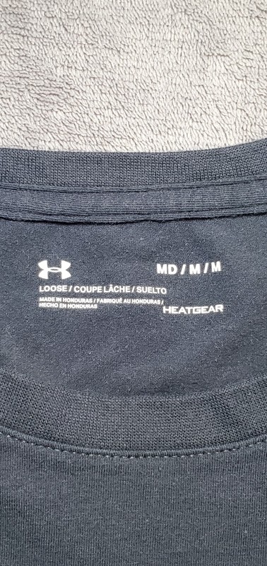 Under Armour Men's HeatGear Size M Athletic T-Shirt Long Sleeves Gray Za3-47 gallery