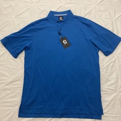 MENS MEDIUM COBALT BLUE FOOTJOY M.L. Campbell POLO SHIRT – NWT