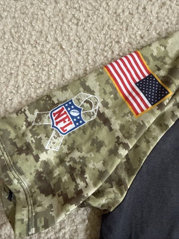 Nike Chicago Bears NFL Salute to Service On Field Camo Shirt Men's M Active gallery