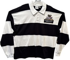 Miller Genuine Draft Officially Licensed Rugby Polo Men’s Medium Embroidered NWT