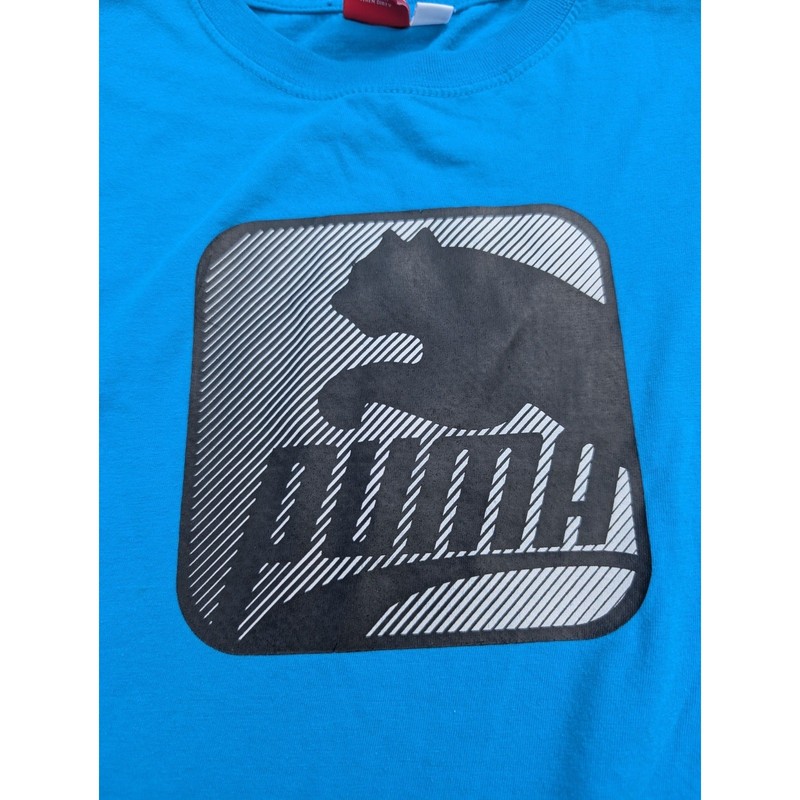 Boys Kids Puma Tank Turquoise Sz XL Summer Blue Teal gallery