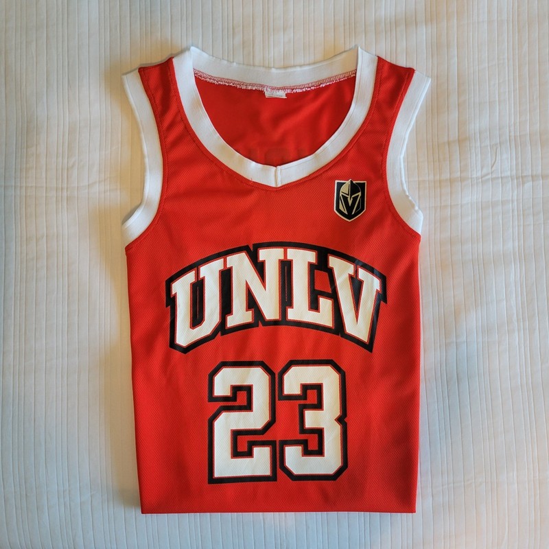 UNLV & Vegas Golden Knights #23 Red Official NCAA Basketball Jersey Size Large gallery