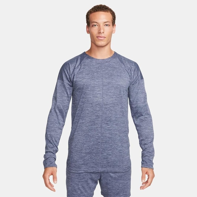 Nike Yoga Men's Dri-FIT Crew Top Shirt Long Sleeves Training Sz Large New $85 gallery