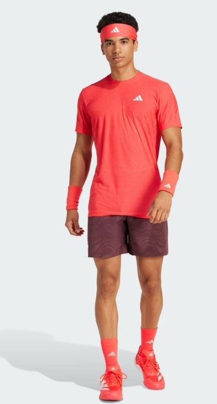 adidas Men's Climacool+ AIRCHILL FreeLift T-shirt JE3508 Size L Semi Lucid Red gallery