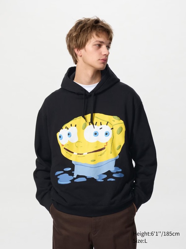 NWT Cactus Plant Flea Market X SpongeBob SquarePants Premium Sweatshirt Hoodie gallery