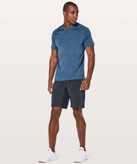 NWT Lululemon Metal Vent Tech Short Sleeve Poseidon / Hawk Blue Small
