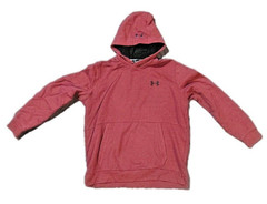 Under Armour ColdGear Hoodie Men’s XL Black Rust VGUC FS!