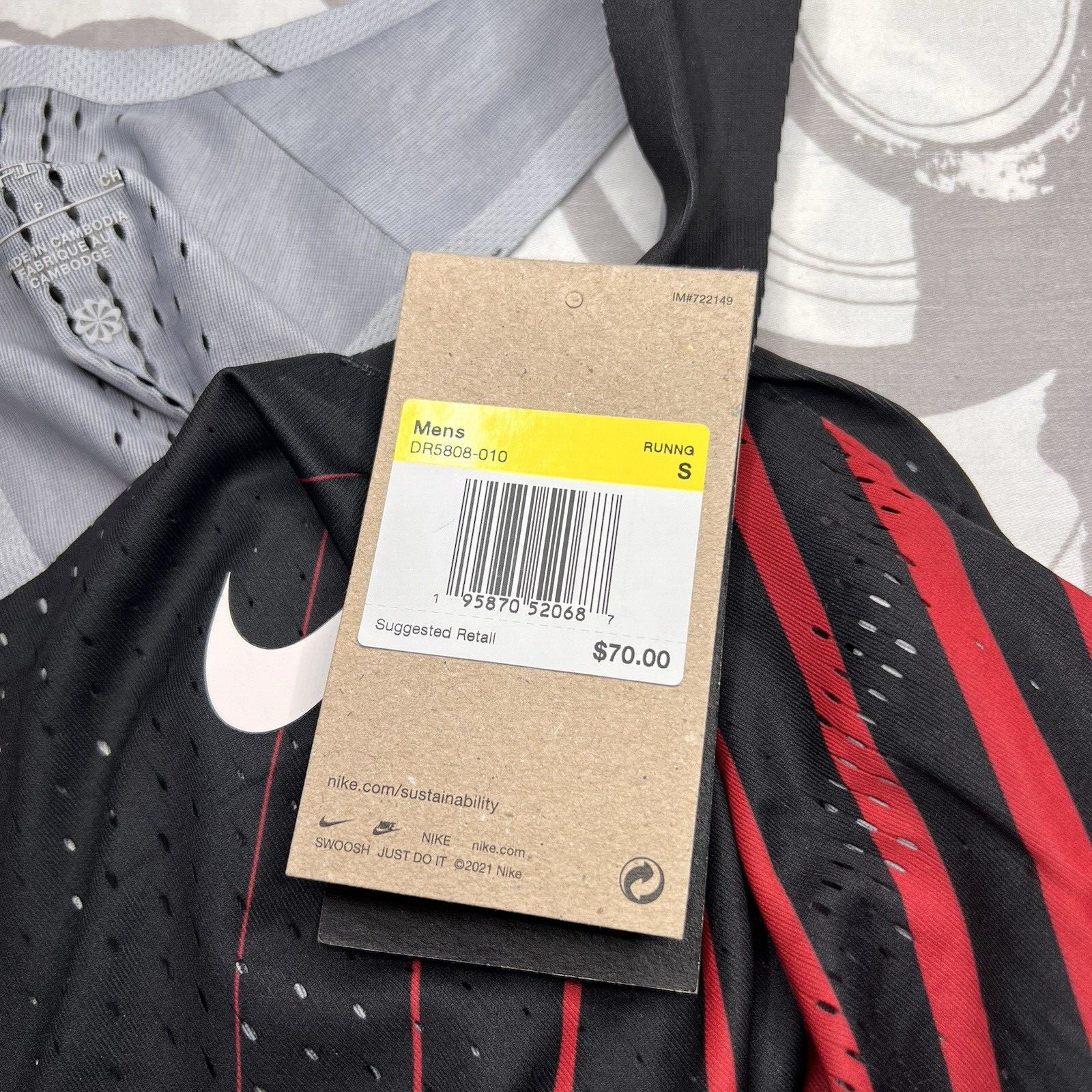 Nike Dri-Fit ADV Aeroswift Bowerman Singlet Mens *DR5808-010 gallery