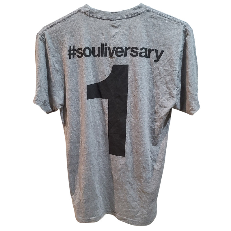 SoulCycle Men's MNTK Souliversary T-Shirt - Gray - Small *New with tags* gallery