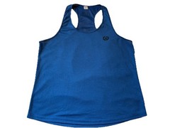 Neleus Emblem Athletic Men’s Mesh Tank Top Size Small Light Blue