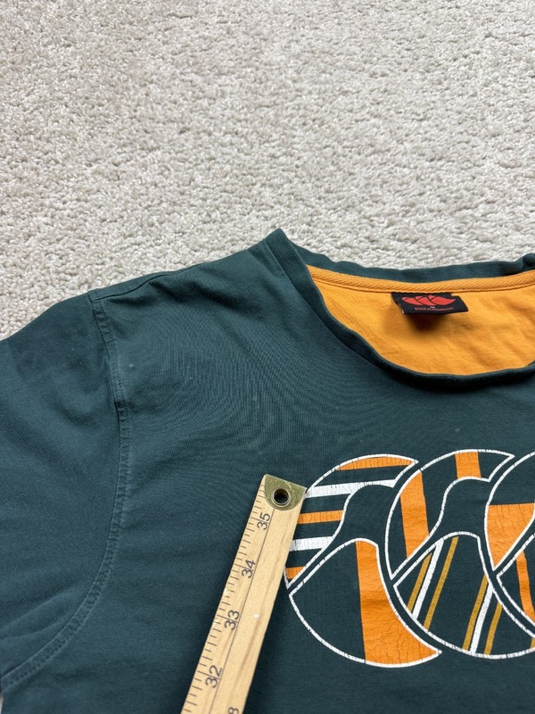 VTG Springboks SA Rugby T-shirt Men Medium Green Official Licensed Short Sleeve gallery