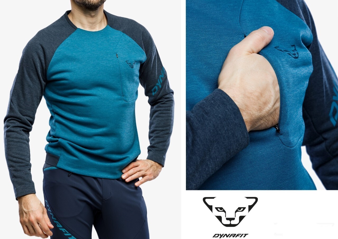 DYNAFIT 24 / 7 polartec thermal pro pullover breathable quick dry ski run men XS gallery