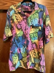 Vintage 90’s Surfers Alliance Abstract Graphic Print Shirt.(Size L)