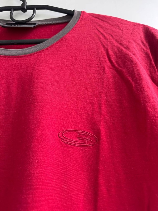 Icebreaker Merino Wool Cool Lite Men’s T Shirts S Red gallery