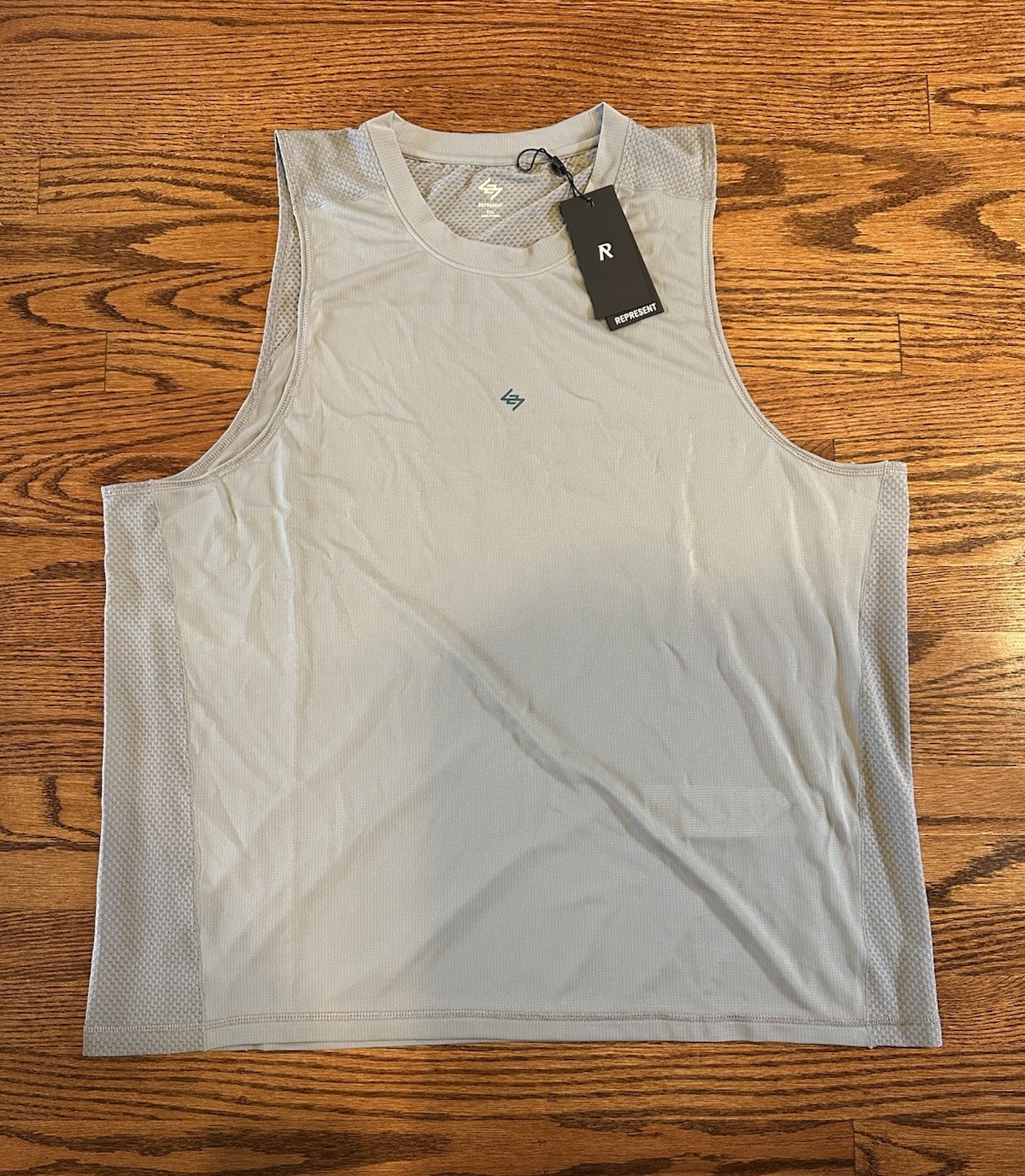 Represent Team 247 Numbers Tank Mens Size 2XL Graphite Grey Gym Training NWT gallery