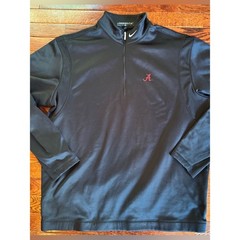 Nike Golf Pro Polyester Alabama Quarter Zip Black Large Tailgating Roll Tide
