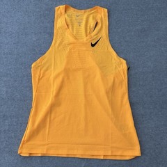 Nike Aeroswift Dri-Fit ADV Running Singlet Laser Orange FN4231-845 Men Size M