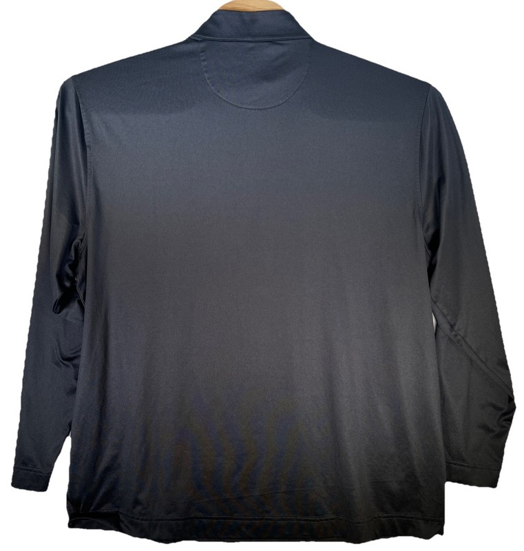 Greg Norman Long Sleeve 1/3 Zip Up Lightweight Jacket Pullover Size XL Black gallery