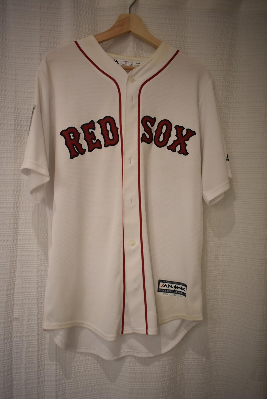 Boston Red Sox Mookie Betts #50 Majestic Cool Base Jersey White Men's Medium gallery