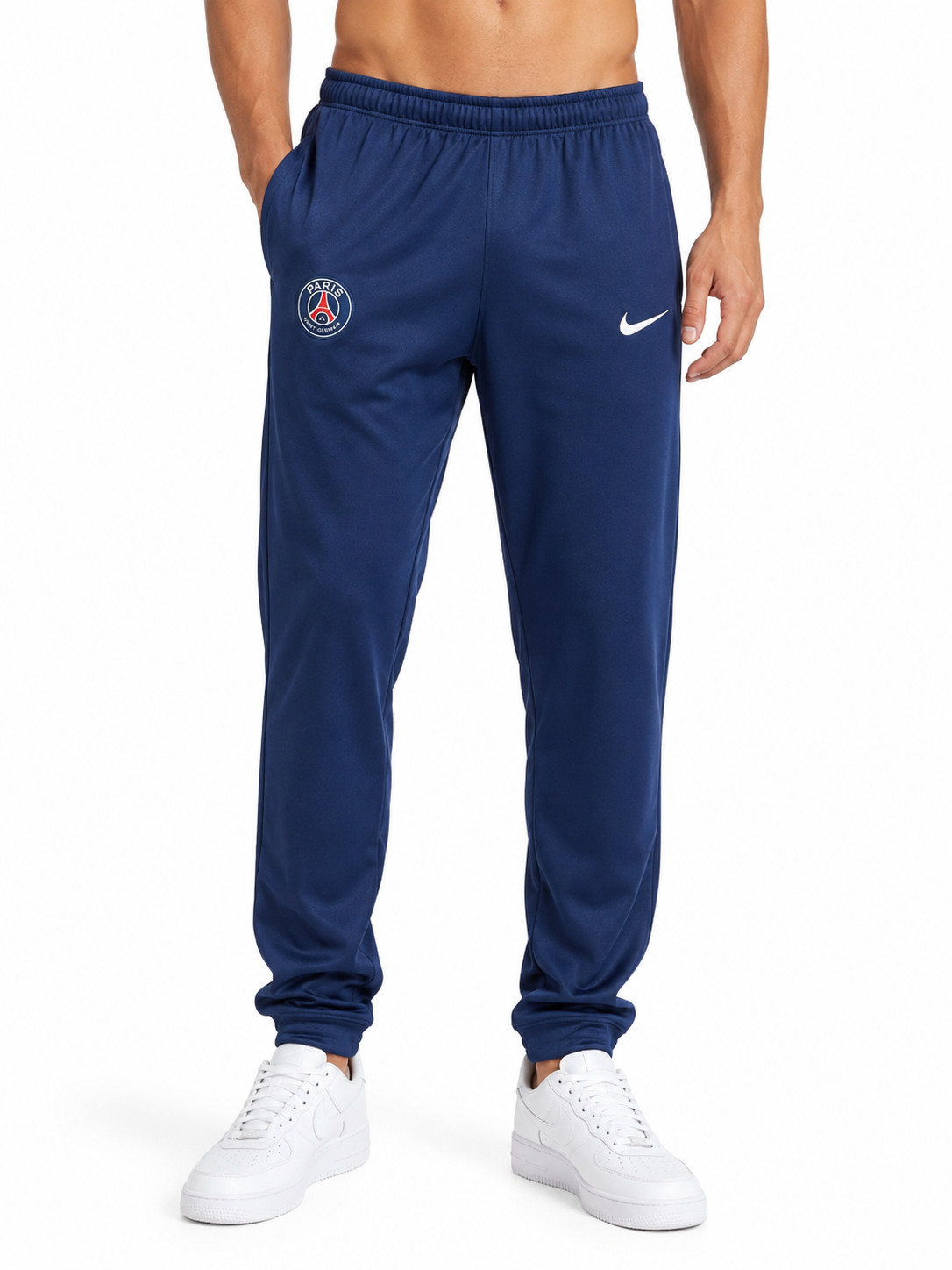 Nike Boys Track Pants Blue Dri-FIT XL Pull On Training Elastic Waistband gallery