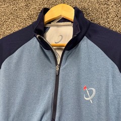 Zero Restriction Z425 1/4 Zip Pullover Mens M Blue Golf Performance Stretch