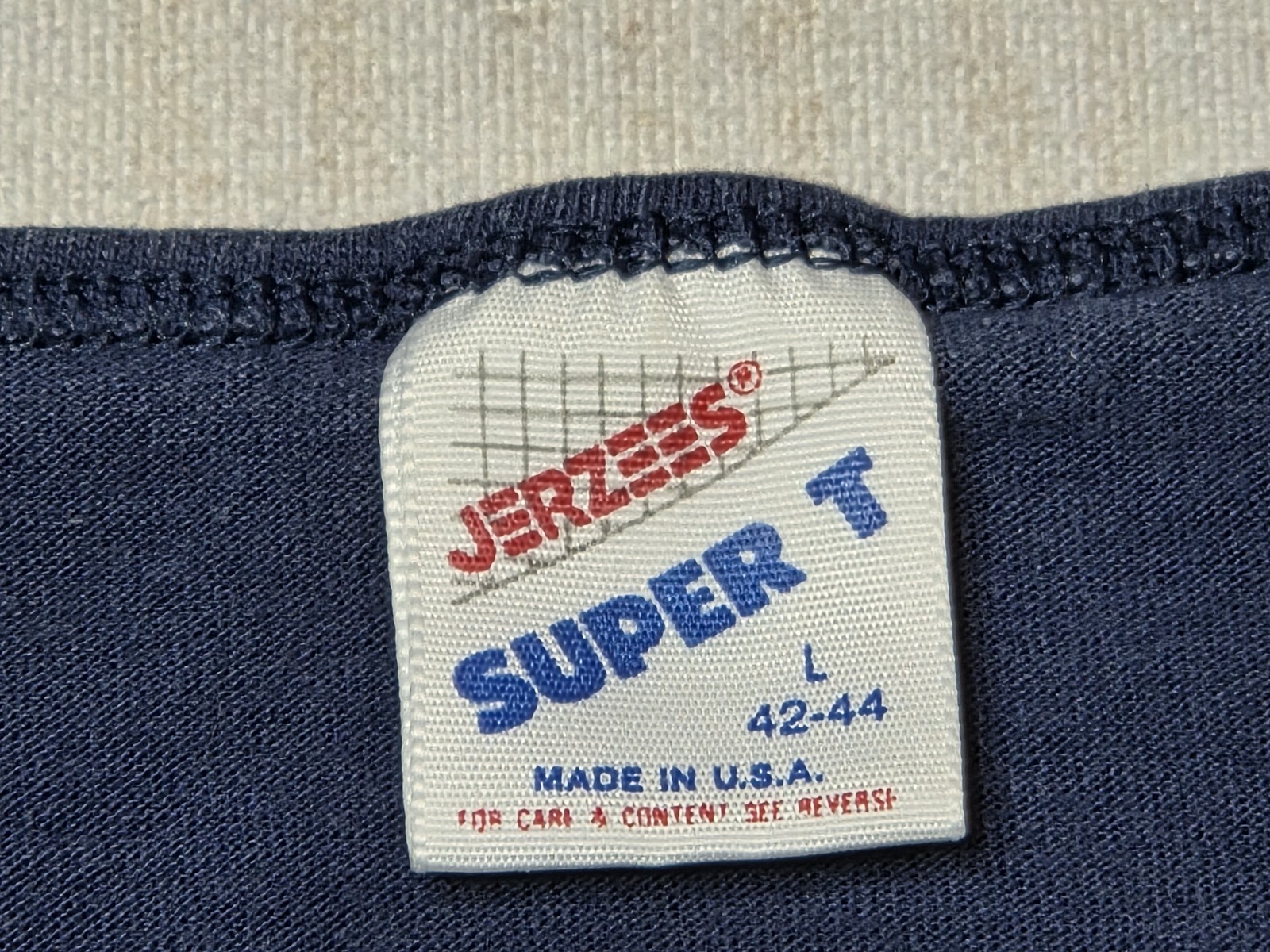 Vintage Jerzees Tank Top Mens Large Blue Super T 50/50 Made USA 80s Athletic gallery