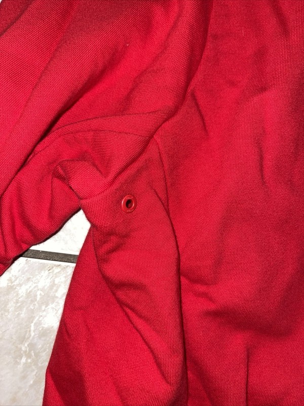 RLX Ralph Lauren Mens 1/4 zip Seatshirt Sz 2XL red with chest/arm pocket gallery