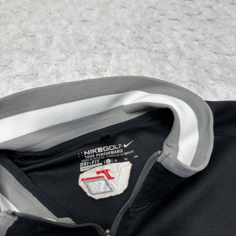 Nike Golf Tour Performance 1/4 Zip Nike Speed Trials Black Mens Size Extra Large gallery