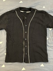 Forever 21 Baseball Jersey Men’s Large Black