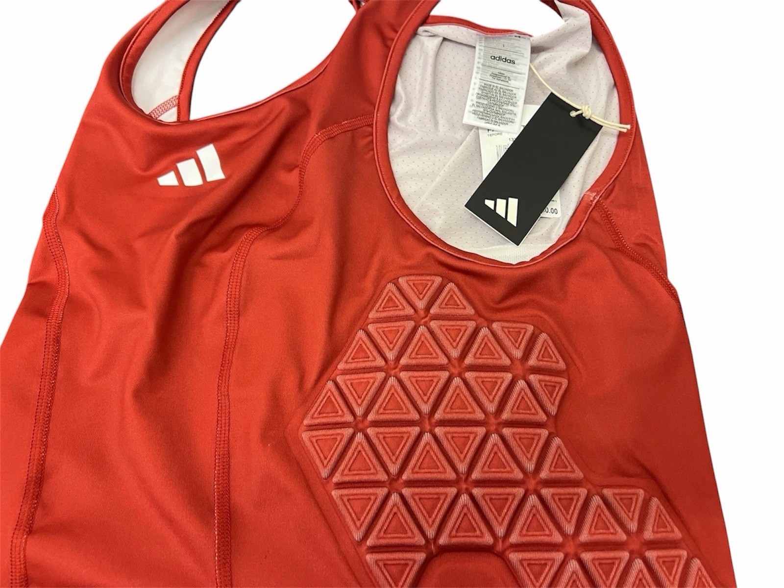 ADIDAS Men's Tepore Padded Tank Top in Red (IQ0881) Size M NWT $80.00 gallery