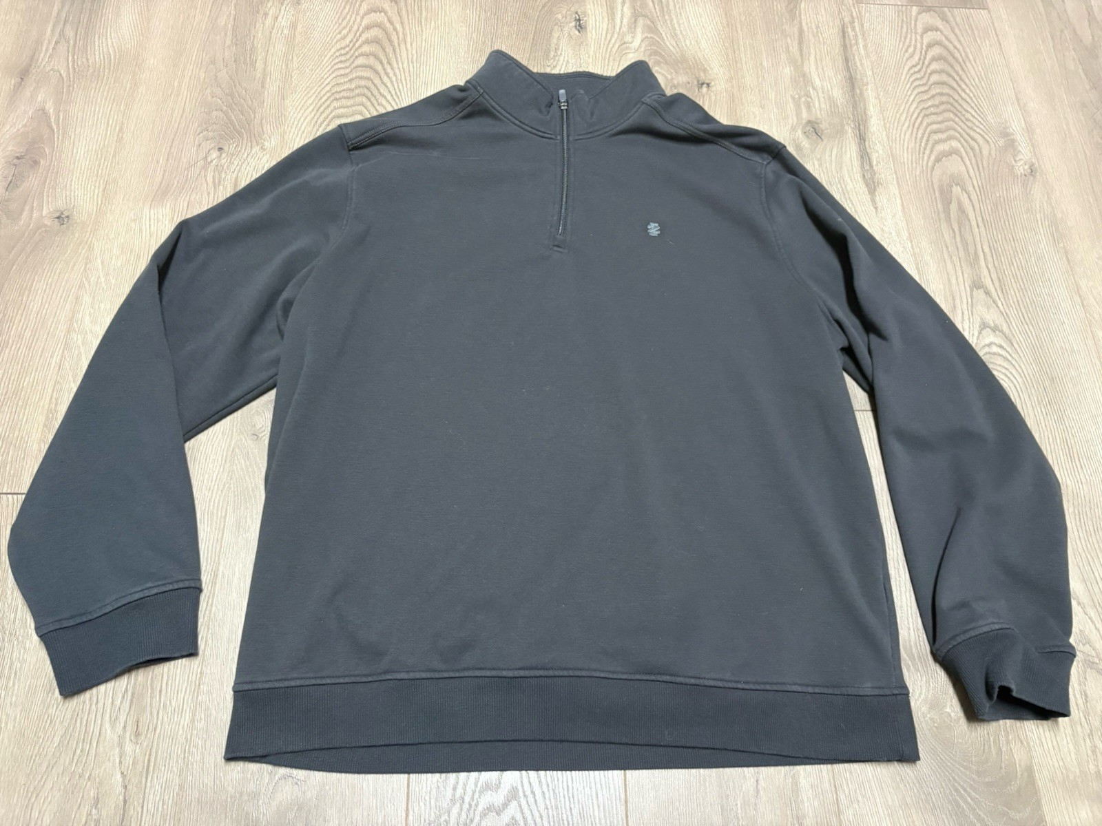 IZOD Advantage Performance Stretch Men Long Sleeve 1/4 Zip Pullover Black 2XLT gallery