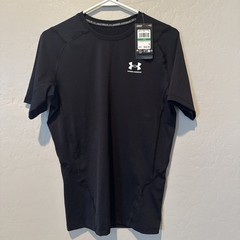 Under Armour Men’s Compression T Shirt 1361518 UA HeatGear® Armour NWT Black LG