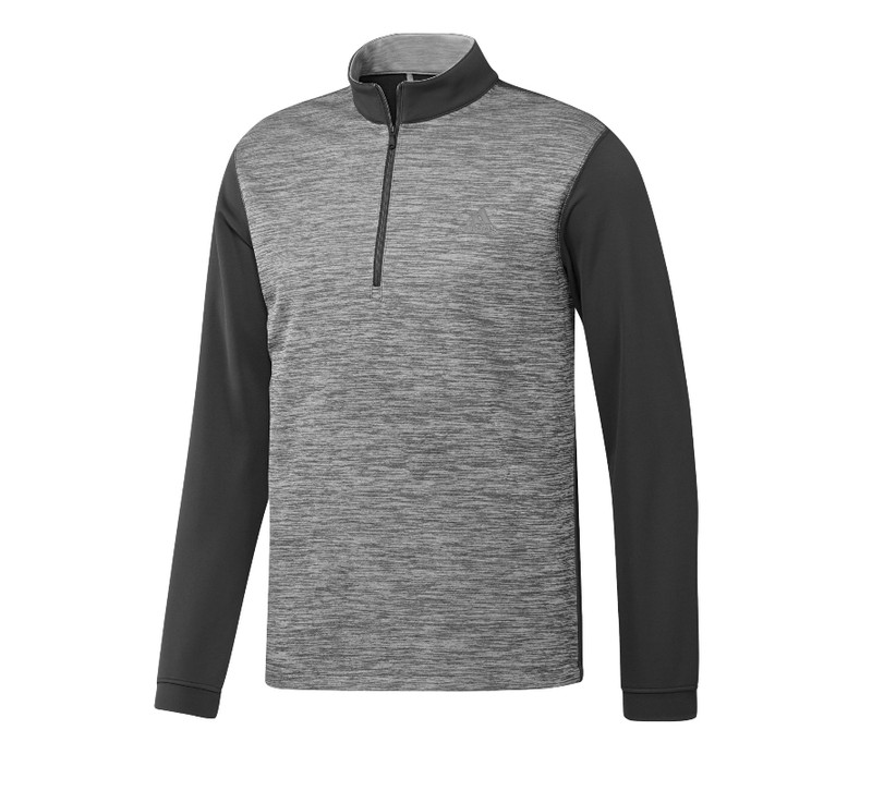 adidas Golf Jacket Mens Quarter Zip Pullover UV Protection Black Small or Medium gallery