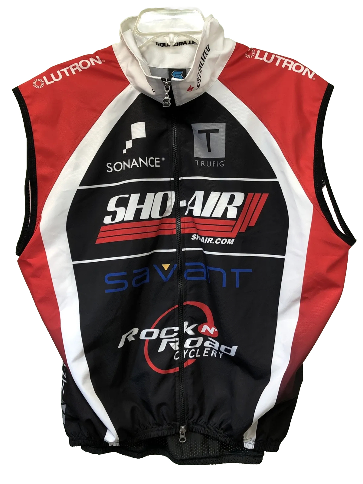 Squadra Team Gear Specialized Windvest Sz 3XL Rock N’ Roll Cyclery Mesh Back BN gallery