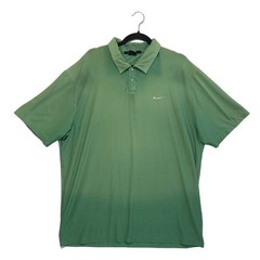 Nike Golf Tiger Woods Collection Ombre Short Sleeve Polo Shirt Men’s Sz XL Green