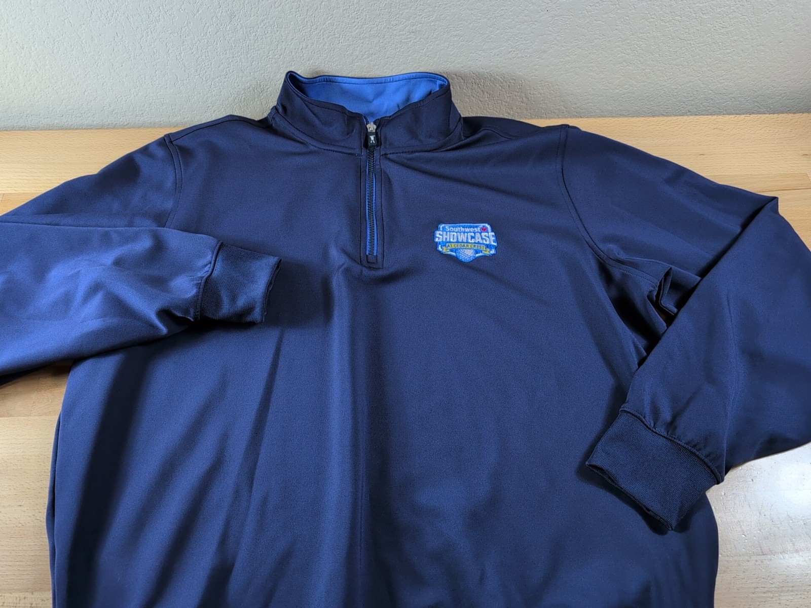 Fairway & Greene F&G Tech 1/4 Zip Pullover Mens Large Blue Southwest Showcase gallery