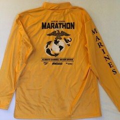MCM Marine Corps Unisex Gold Marathon 2022 Competitor Mock Turtle Neck Medium M