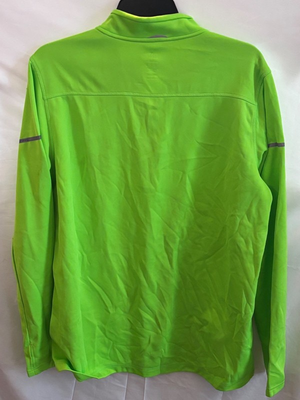 Adidas Running Climalite Men’s L Matching Set Neon Green Quarter Zip + Shorts gallery