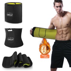 Men’s Sweat Body Shaper Slimming Wrap Sauna Gym Neoprene Waist Cincher Belt HOT