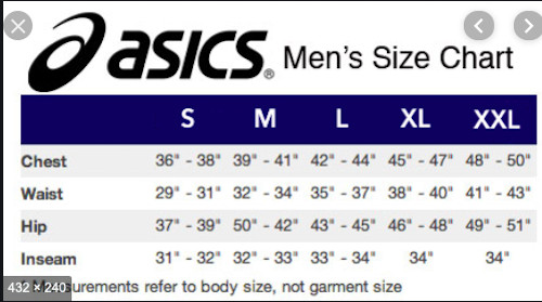New Asics Men's Large Athletic Running Training Top MR2471N Black gallery