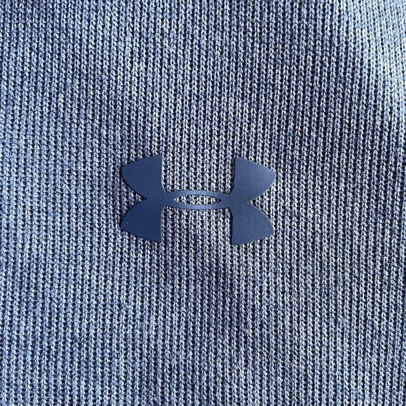Under Armour Mens 2XL Pullover Golf Storm Loose ColdGear Blue Quarter Snap Mock gallery