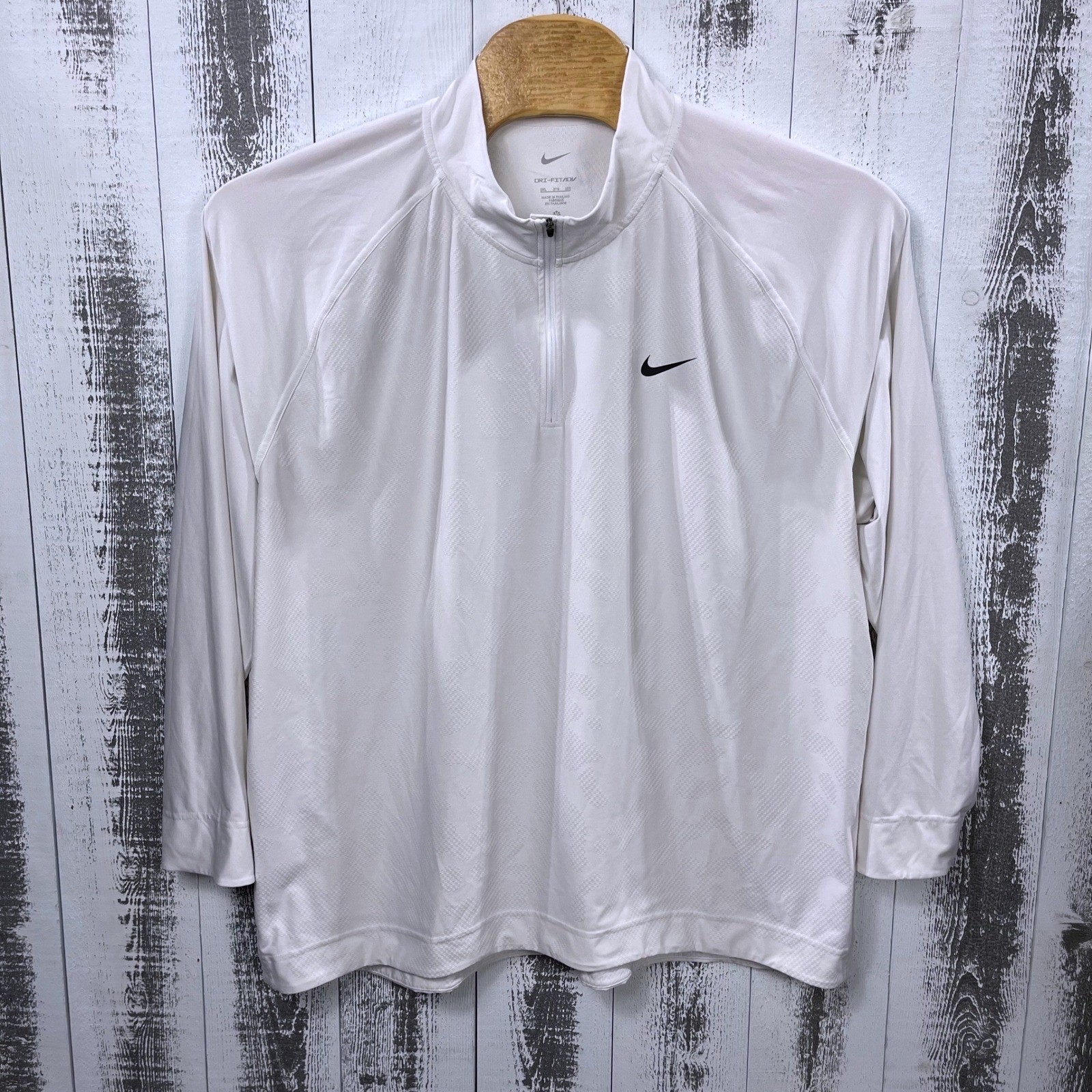 Nike Dri-FIT ADV Tour Golf Pullover 3XL White 1/2 Zip Top Preowned DR5281-100 gallery