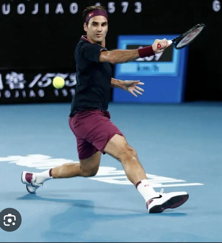 Uniqlo Roger Federer RF 2020 Australian Open Tennis Shirt Large Nike Rafa Nadal gallery